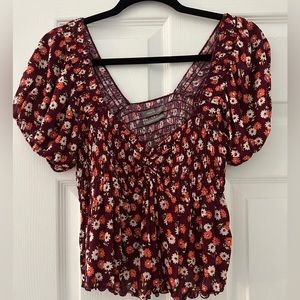 Urban Outfitters Smoked Bodice Top